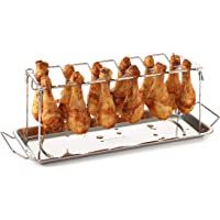 Barbecook Kippenvleugelhouder Parrilla para Alas de Pollo- Gris- 43.2x15.7x15.5 cm
